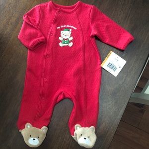 NWT - Little Me First Christmas Onesie - Newborn
